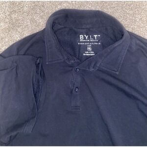 Bylt Shirt Mens XXL Black Premium‎ Basics Drop Cut SS LUX Short Sleeve Stretch